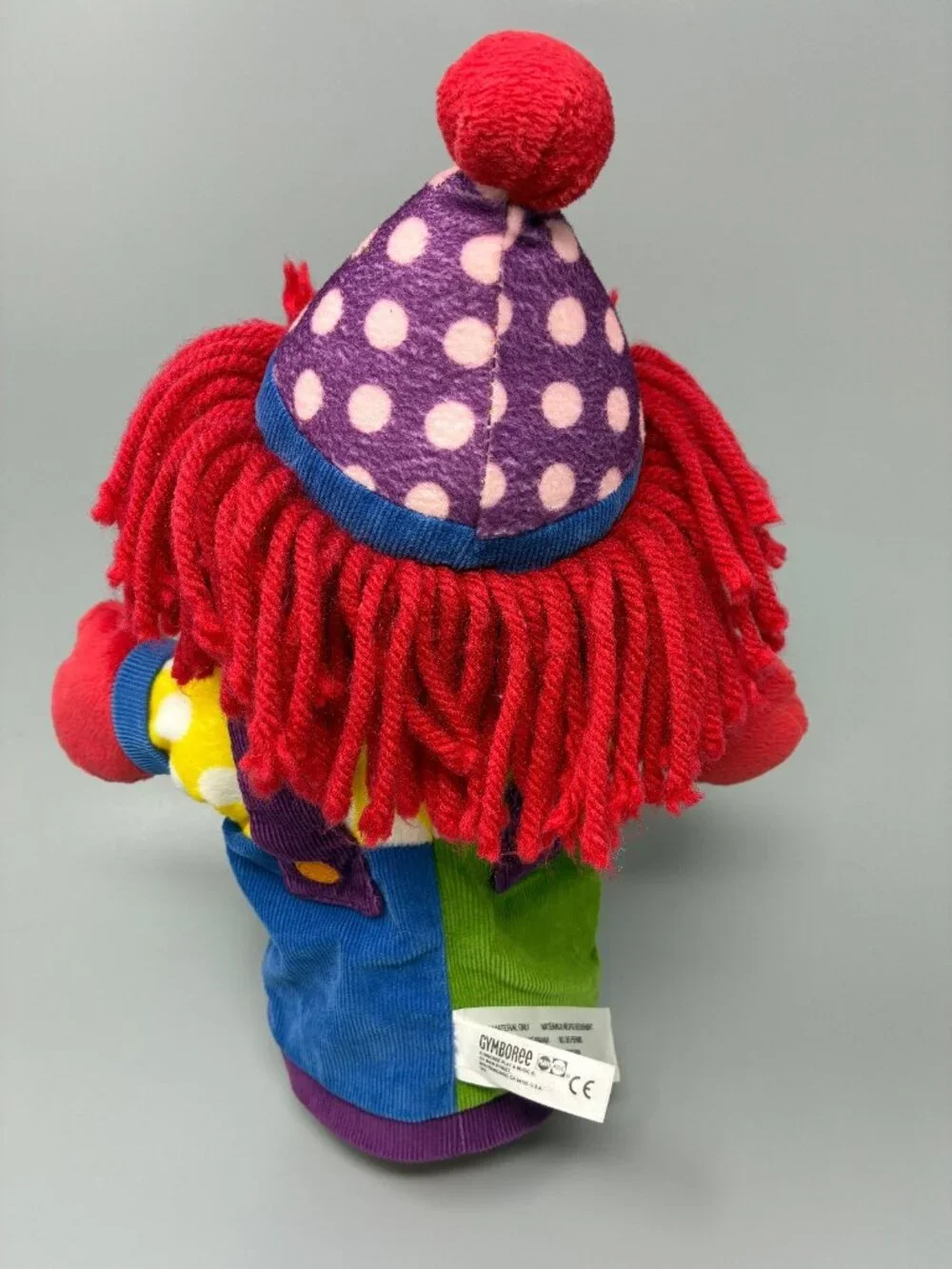 Gymboree Play & Music Musical Clown Plush Toy Colorful Learning Toddler Vintage